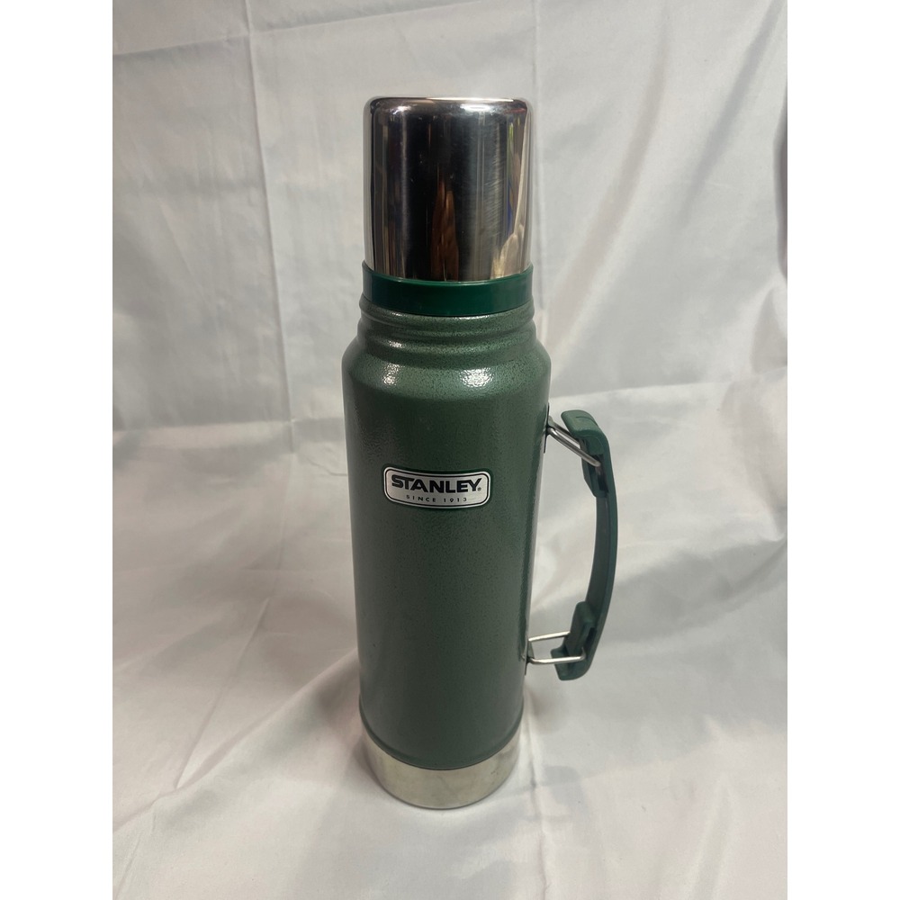 Stanley Classic Legendary Vacuum Insulated Thermos Hammertone Green 1L Flask